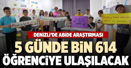 5 GÜNDE BİN 614 ÖĞRENCİYE ULAŞILACAK