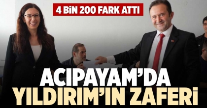 ACIPAYAM’DA YILDIRIM’IN ZAFERİ