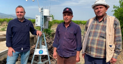 ÇİFTÇİLERE ERKEN UYARI İÇİN METEOROLOJİ İSTASYONLARI KURULDU