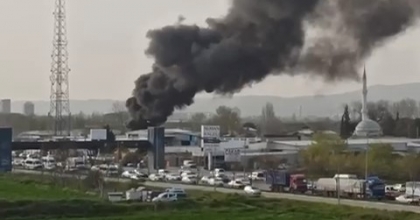 6 OTOBÜS ALEV ALEV YANDI