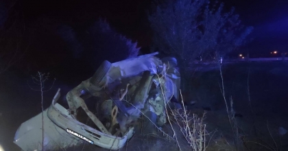 AFYONKARAHİSAR'DA TRAFİK KAZASI: 1 ÖLÜ, 2 YARALI   