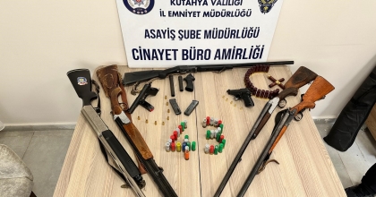KÜTAHYA’DA SİLAH TİCARETİ OPERASYONU: 6 GÖZALTI   