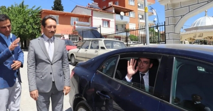 KAYMAKAM OKUMUŞ SELENDİ'YE VEDA ETTİ