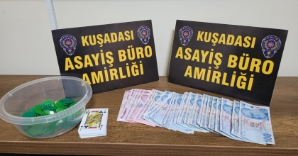 KUŞADASI’NDA KUMAR OPERASYONU   