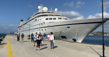 BODRUM’A KRUVAZİYERLE 180 YOLCU GELDİ  