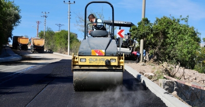 BODRUM BELEDİYESİ YOL YAPIM ÇALIŞMALARINA DEVAM EDİYOR  