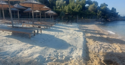 BODRUM'DA BEYAZ KUM YENİDEN HORTLADI  