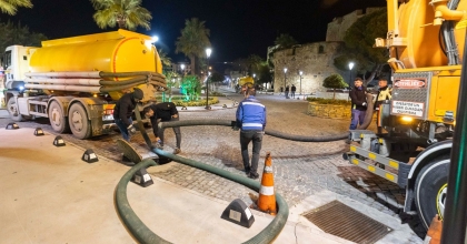 ÇEŞME’DE TURİZM SEZONU ÖNCESİ ALTYAPI ATAĞI  