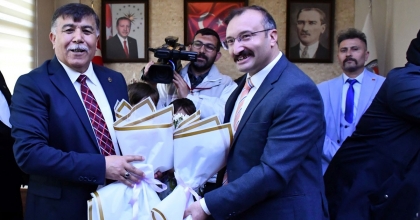 EMET BELEDİYE BAŞKANI MUSTAFA KOCA, GÖREVİ HÜSEYİN DOĞAN’DAN DEVRALDI  