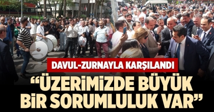 ERTEMUR DAVUL-ZURNAYLA KARŞILANDI