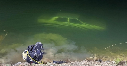 GÖLETE DÜŞEN OTOMOBİLDE KAYIP KİŞİNİN CANSIZ BEDENİNE ULAŞILDI