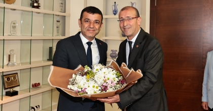 GAZETECİLER CEMİYETİ’NDEN ÇAVUŞOĞLU ZİYARETİ