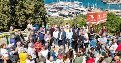 İZMİR SIĞACIK'TA YAT LİMANI PROTESTOSU  