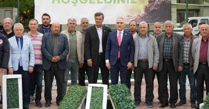 MANİSALI ÜRETİCİYE FİDE DESTEĞİ