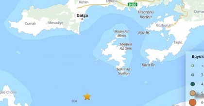 MUĞLA'DA 4.1 BÜYÜKLÜĞÜNDE DEPREM  