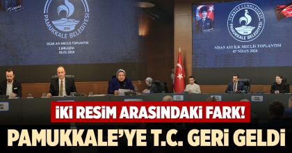 PAMUKKALE’YE T.C. GERİ GELDİ