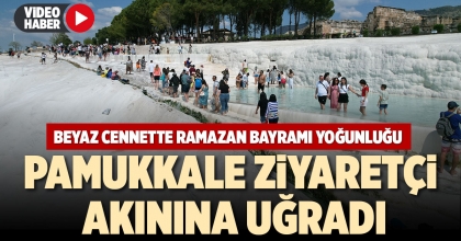 PAMUKKALE ZİYARETÇİ AKININA UĞRADI