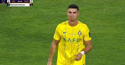 RONALDO'NUN OLAYLI GECESİ: SUUDİ ARABİSTAN'DA İLK KIRMIZI KART!