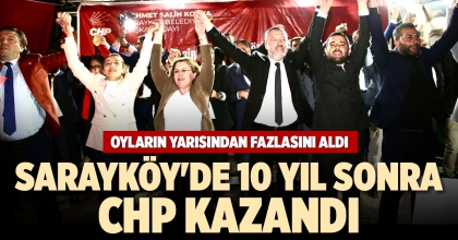 SARAYKÖY'DE 10 YIL SONRA CHP KAZANDI