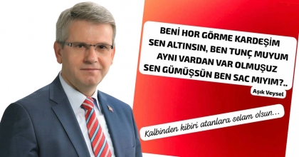 ŞEVKAN'DAN AŞIK VEYSEL'Lİ GÖNDERME