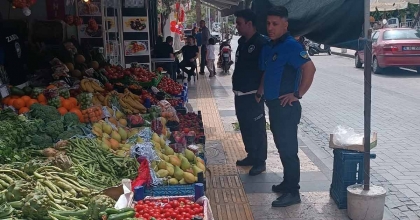 TURGUTLU BELEDİYE ZABITASINDAN SEYYAR VE İŞGAL DENETİMİ  