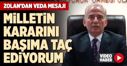 ZOLAN’DAN VEDA MESAJI