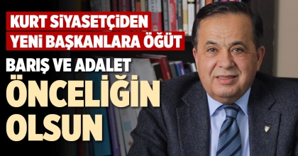 BARIŞ VE ADALET ÖNCELİĞİN OLSUN