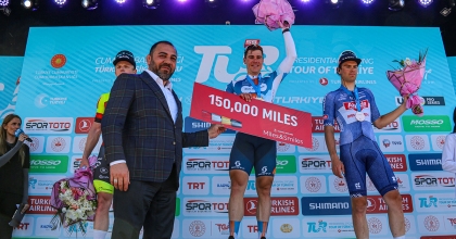 CUMHURBAŞKANLIĞI TÜRKİYE BİSİKLET TURUNUN İLK ETABINI FABİO JAKOBSEN KAZANDI 