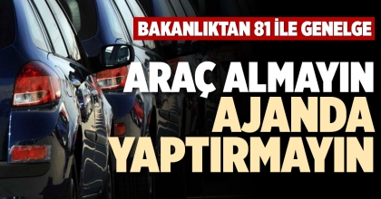 ARAÇ ALMAYIN, AJANDA YAPTIRMAYIN