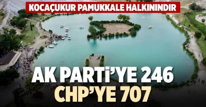 AK PARTİ’YE 246, CHP’YE 707