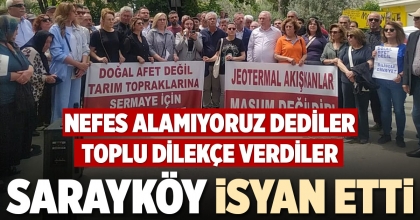 SARAYKÖY İSYAN ETTİ