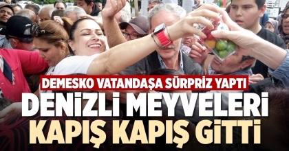 DENİZLİ MEYVELERİ KAPIŞ KAPIŞ GİTTİ