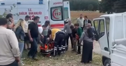 AYNI KAVŞAK YİNE KAZA : 7 YARALI