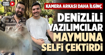 DENİZLİLİ YAZILIMCILAR MAYMUNA SELFİ ÇEKTİRDİ