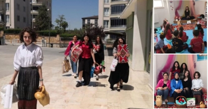 LİSE ÖĞRENCİLERİ ANLATTI, MİNİKLER DİNLEDİ