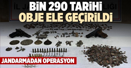 BİN 290 TARİHİ OBJE ELE GEÇİRİLDİ