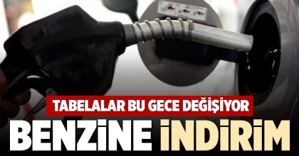 BENZİNE İNDİRİM