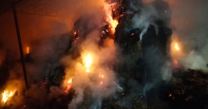 100 TON SAMAN KÜLE DÖNDÜ  