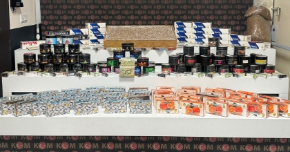 8 BİN 900 ADET DOLDURULMUŞ MAKARON ELE GEÇİRDİ  