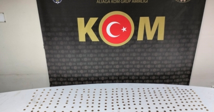 İZMİR’DE 340 ADET SİKKE ELE GEÇİRİLDİ