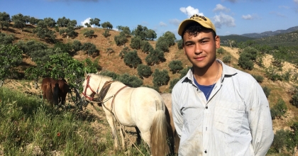 KÖYÜNÜ TERK ETMEYEN GENÇLER GÜNLÜK 3 BİN LİRAYA ÇALIŞIYOR  