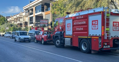 APART OTELDEKİ YANGIN SÖNDÜRÜLDÜ  