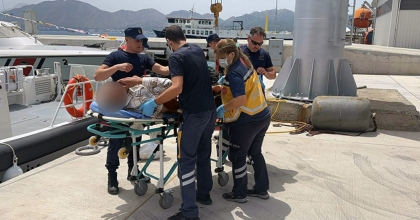 TEKNEDE RAHATSIZLANAN VATANDAŞA TIBBİ TAHLİYE   