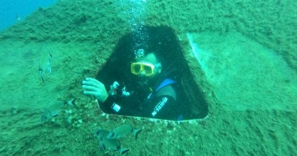 DENİZİN DİBİNDEKİ AİRBUS A300 BATIĞI GÖRENLERİ ŞAŞIRTIYOR   