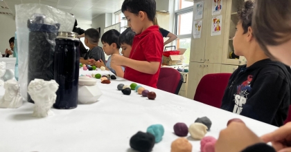 MUĞLA'DA ÇOCUKLAR SANATLA BULUŞTU  