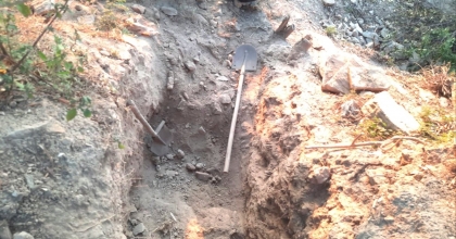 SİT ALANINDAKİ KAÇAK KAZIYA JANDARMA BASKINI  