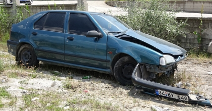 TAVŞANLI'DA BİR KİŞİNİN YARALANDIĞI TRAFİK KAZASI KAMERADA