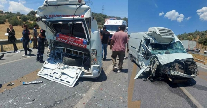 AYDIN'DA TRAFİK KAZASI: 17 YARALI