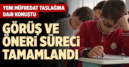 BAKAN TEKİN YENİ MÜFREDAT TASLAĞINA DAİR KONUŞTU