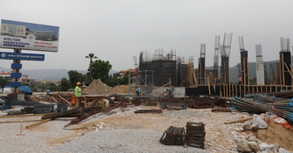 BÜYÜKŞEHİR MİLAS KÜLTÜR MERKEZİ YAPIMINA DEVAM EDİYOR  